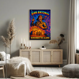 Remember the Alamo San Antonio Tribute Poster