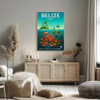 Explore Belize Poster PosterGoat