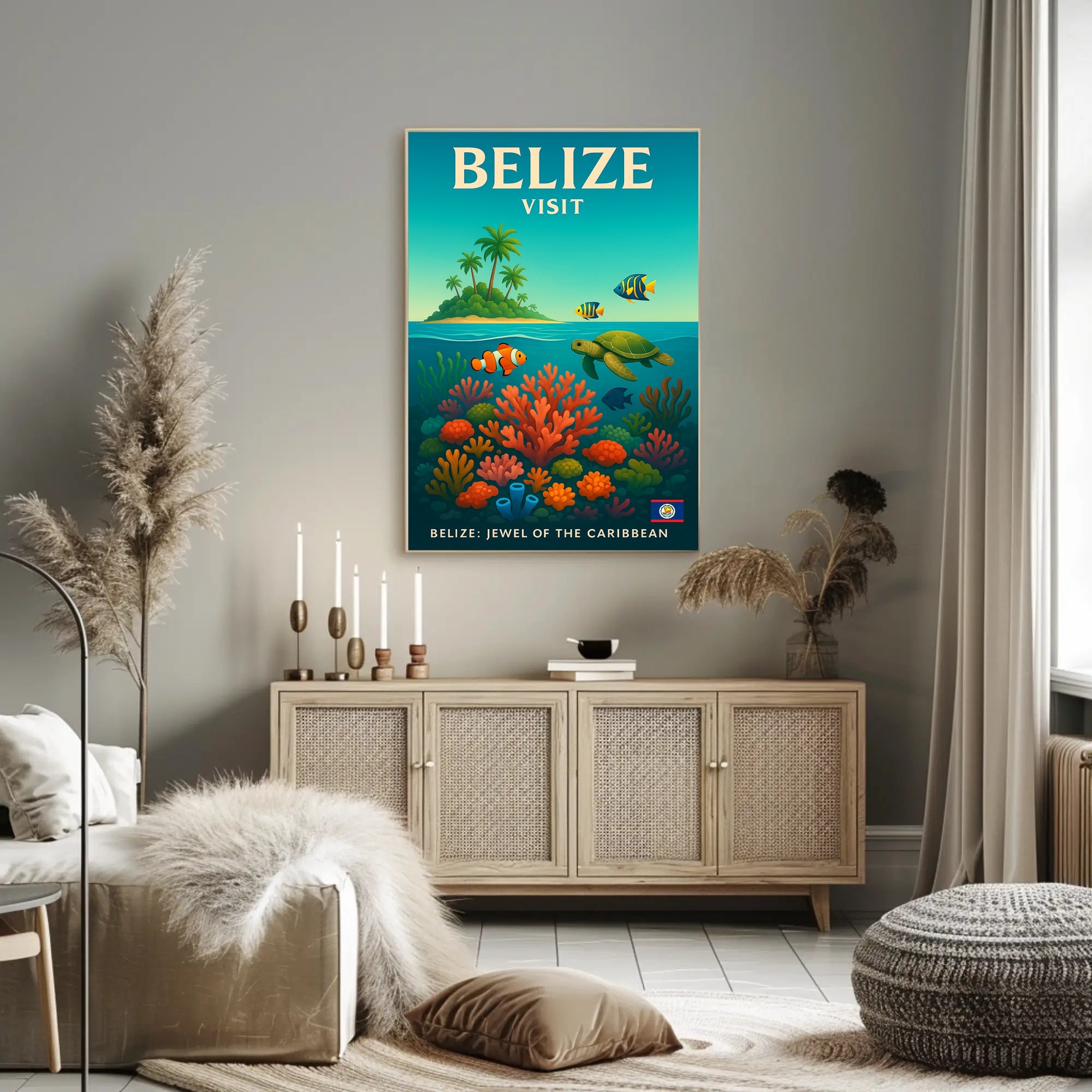Explore Belize Poster PosterGoat