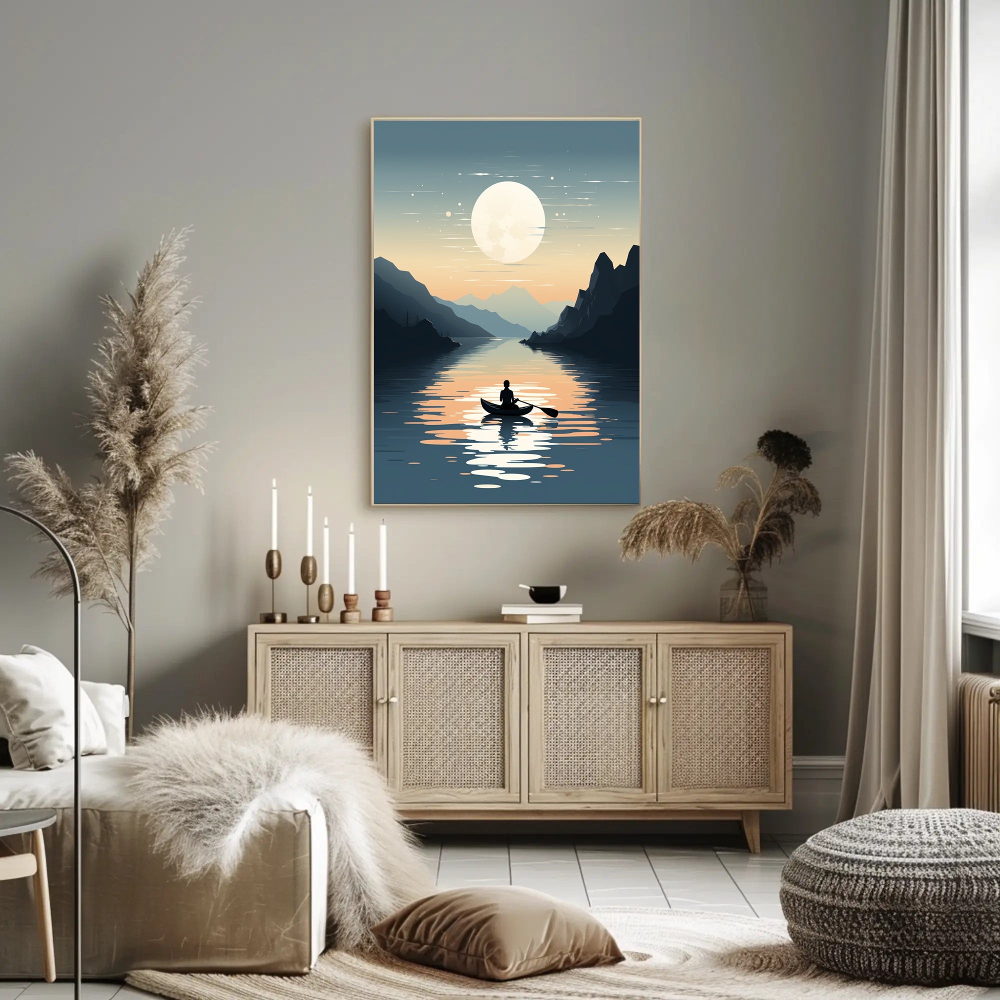 Moonlit Serenity Poster