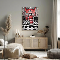 Classic Barber Shop Ambiance Poster