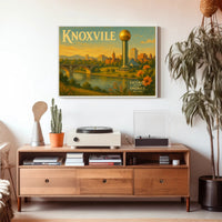 Knoxville Travel Poster Gateway to the Smokies