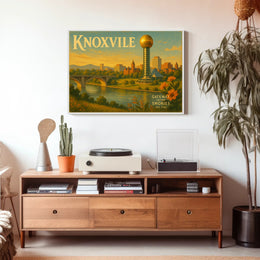 Knoxville Travel Poster Gateway to the Smokies