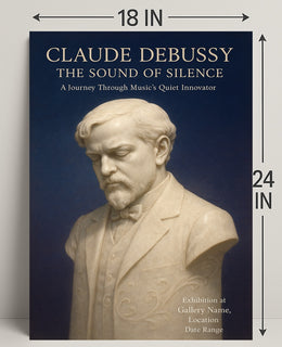 Claude Debussy The Sound of Silence Poster PosterGoat