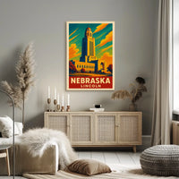 Nebraska State Capitol Poster