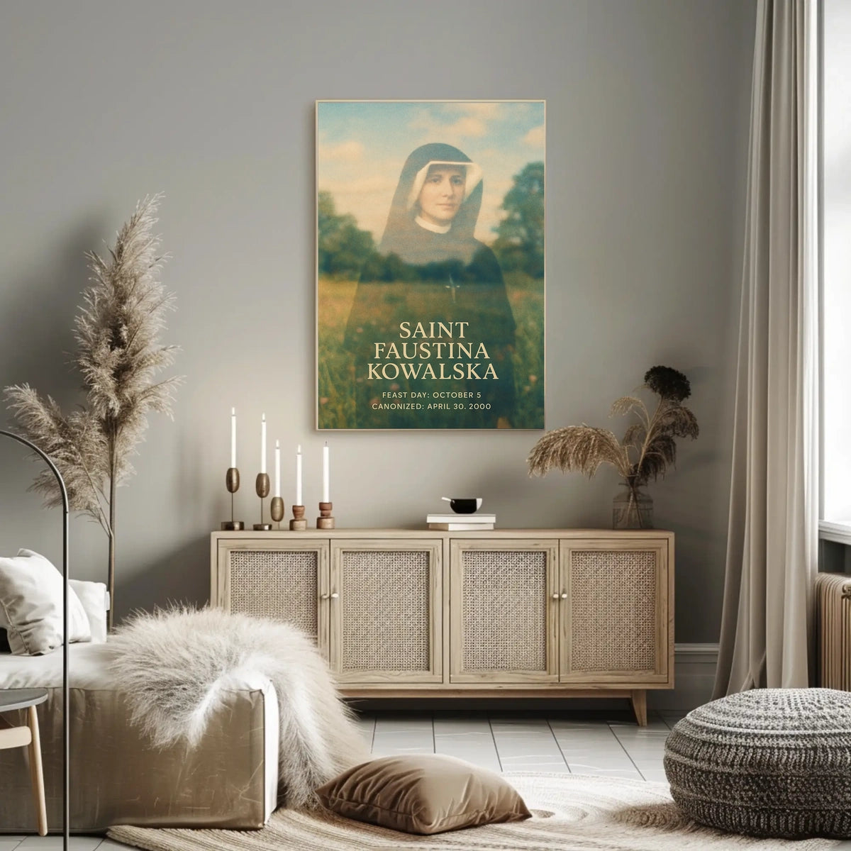 Saint Faustina Kowalska Poster