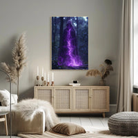 Enchanted Forest Specter Art Print Poster for Home Decor and Wanderlust Enthusiasts PosterGoat