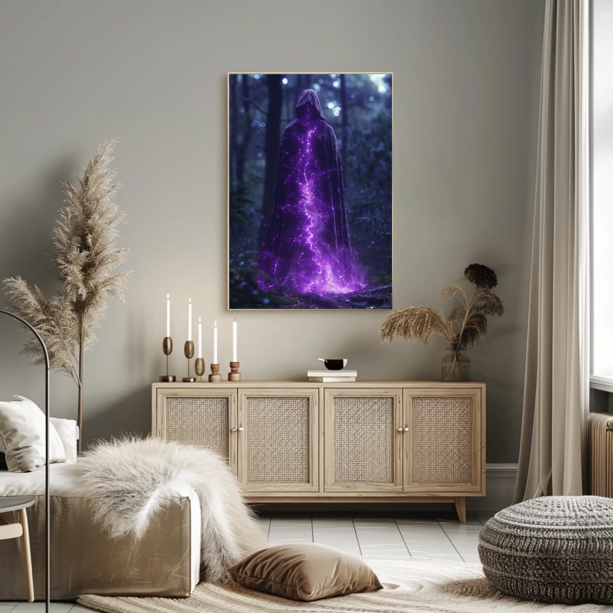 Enchanted Forest Specter Art Print Poster for Home Decor and Wanderlust Enthusiasts PosterGoat