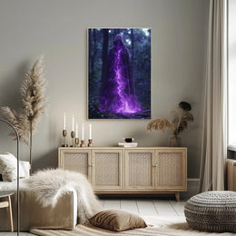 Enchanted Forest Specter Art Print Poster for Home Decor and Wanderlust Enthusiasts PosterGoat