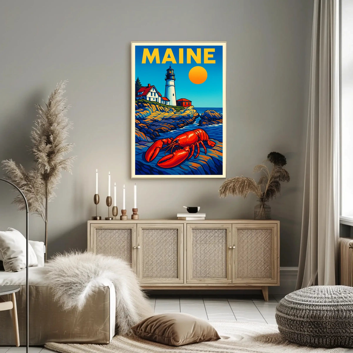 Maine Coastal Charm Poster