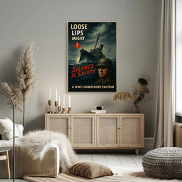 WWII Homefront Warning Poster