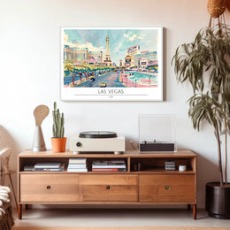 Vibrant Las Vegas Poster