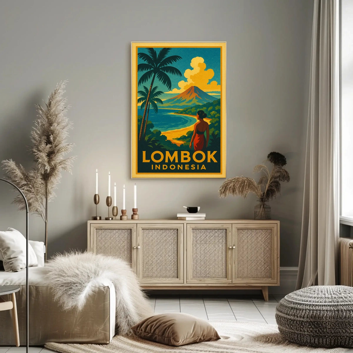 Lombok, Indonesia Poster