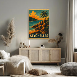 Seychelles Paradise Poster
