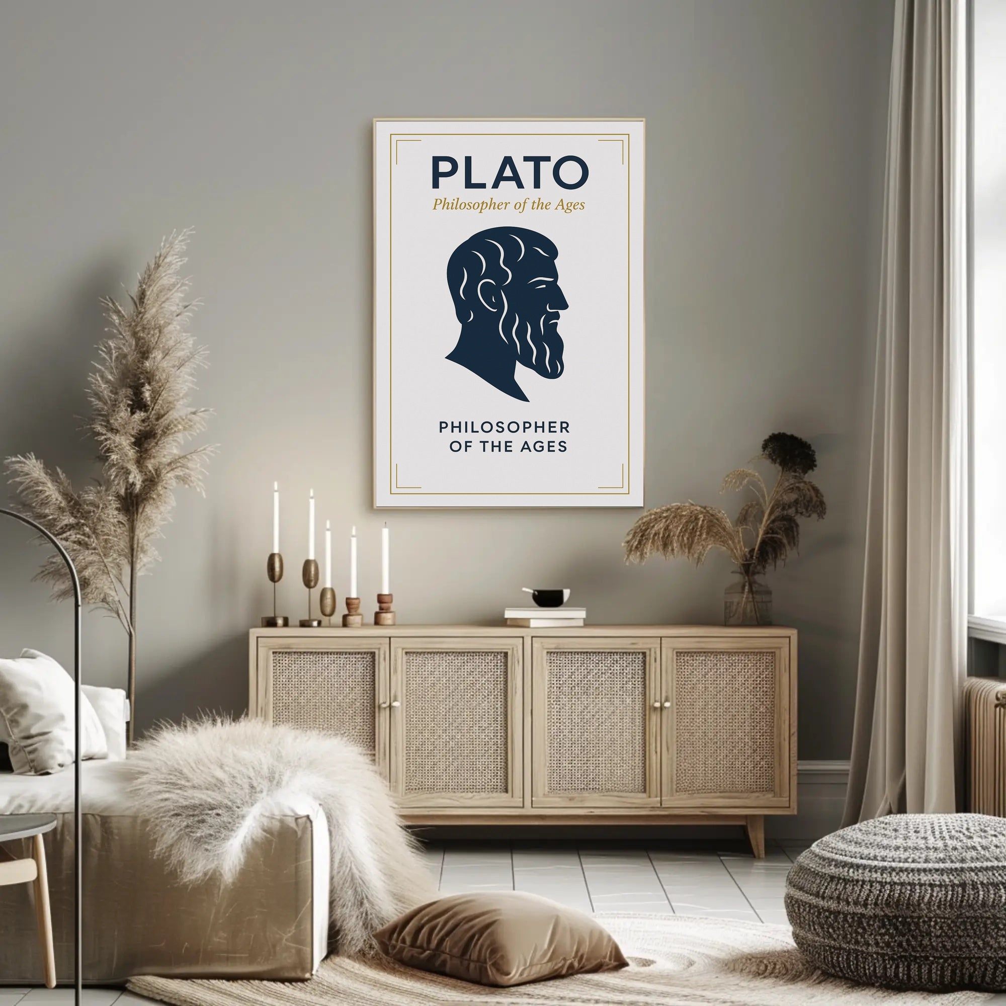 Plato Philosopher of the Ages Poster PosterGoat
