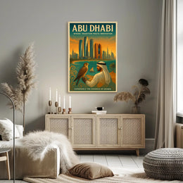 Abu Dhabi Tradition and Innovation Cultural or Heritage Poster