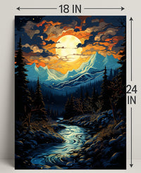 Aye Mystical Landscape Poster