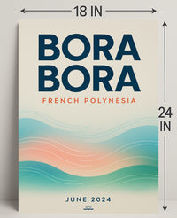 Bora Bora Travel Poster PosterGoat
