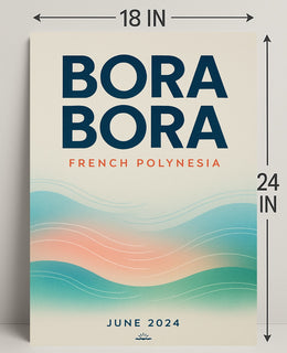 Bora Bora Travel Poster PosterGoat