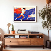 Soviet Era Sports Motivation Propaganda Poster