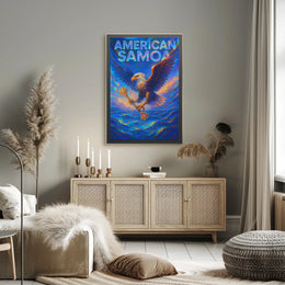 American Samoa Eagle Poster