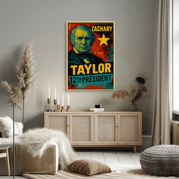 Zachary Taylor 12th President of the United States Graffiti Pop Art Poster