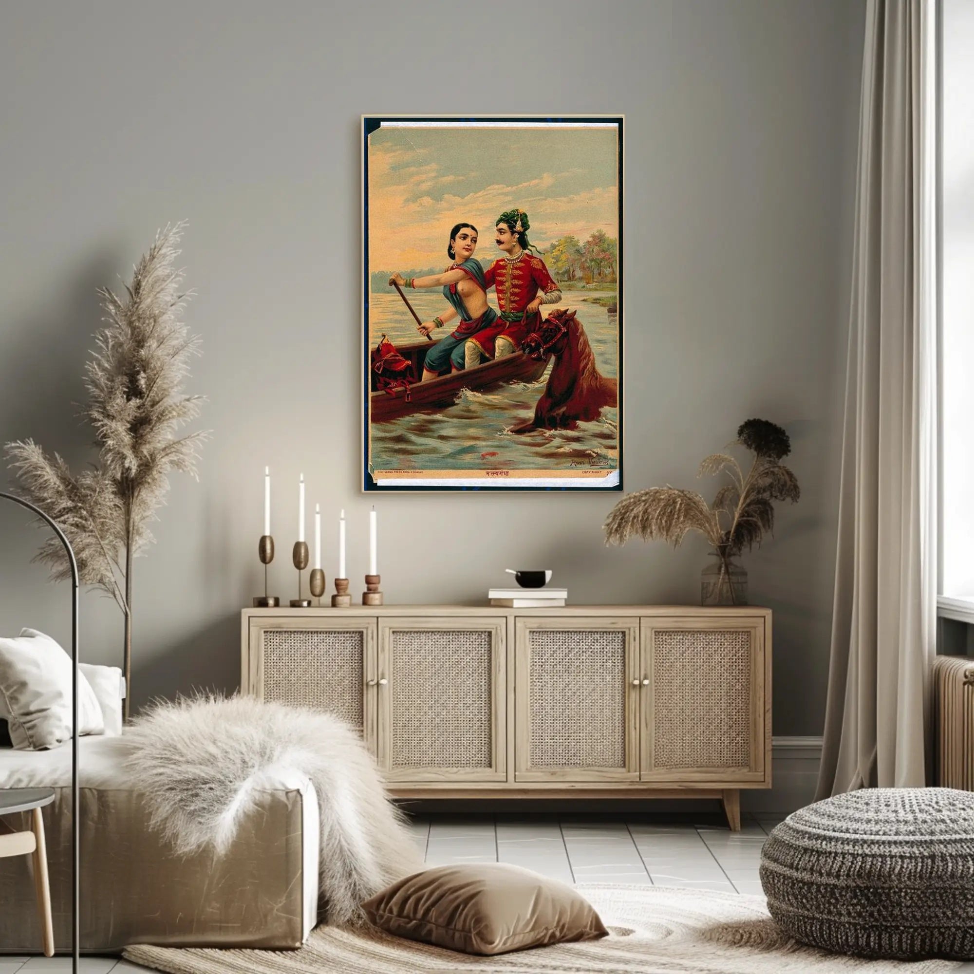 Romantic Boat Ride Poster PosterGoat