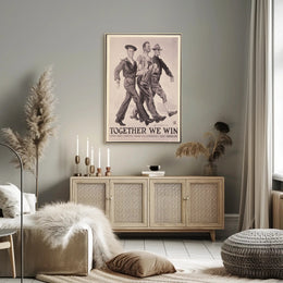 World War I Maritime Unity Propaganda Poster