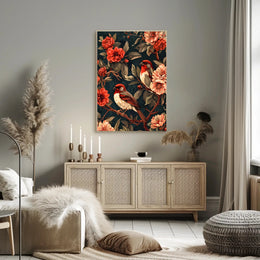 Birds and Blossoms Wall Art Print