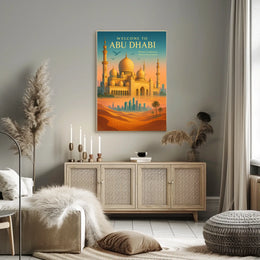 Welcome To Abu Dhabi Poster
