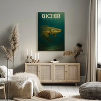Bichir Ancient Freshwater Fish Poster