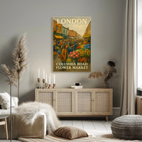Columbia Road Flower Market Poster
