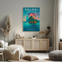 Bora Bora A Surreal Escape Poster