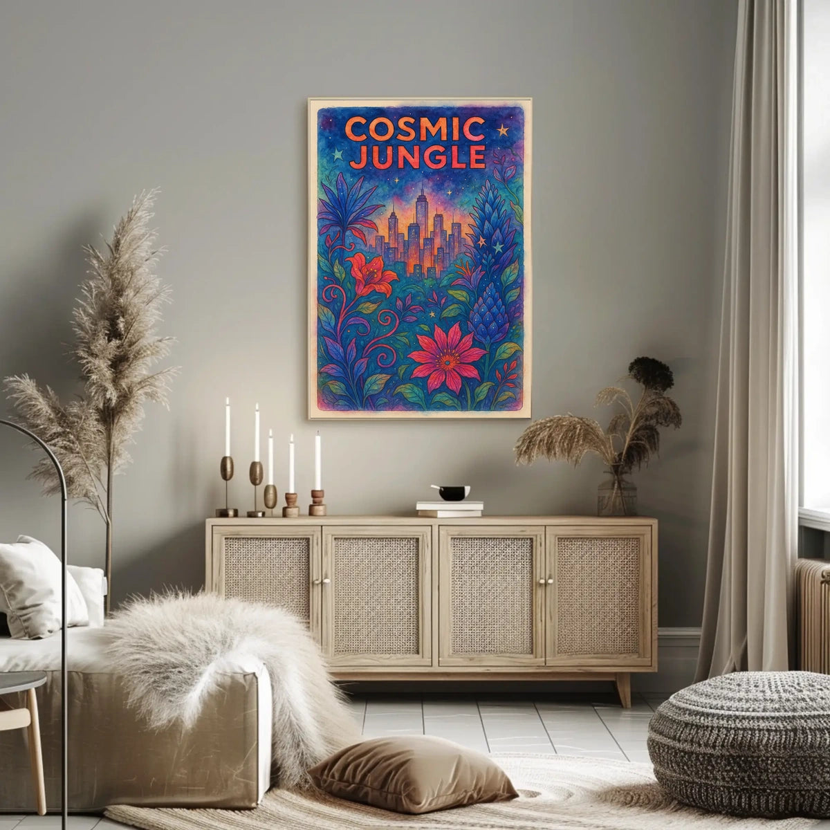 COSMIC JUNGLE: Enchanting Urban Fantasy and Mythology Poster