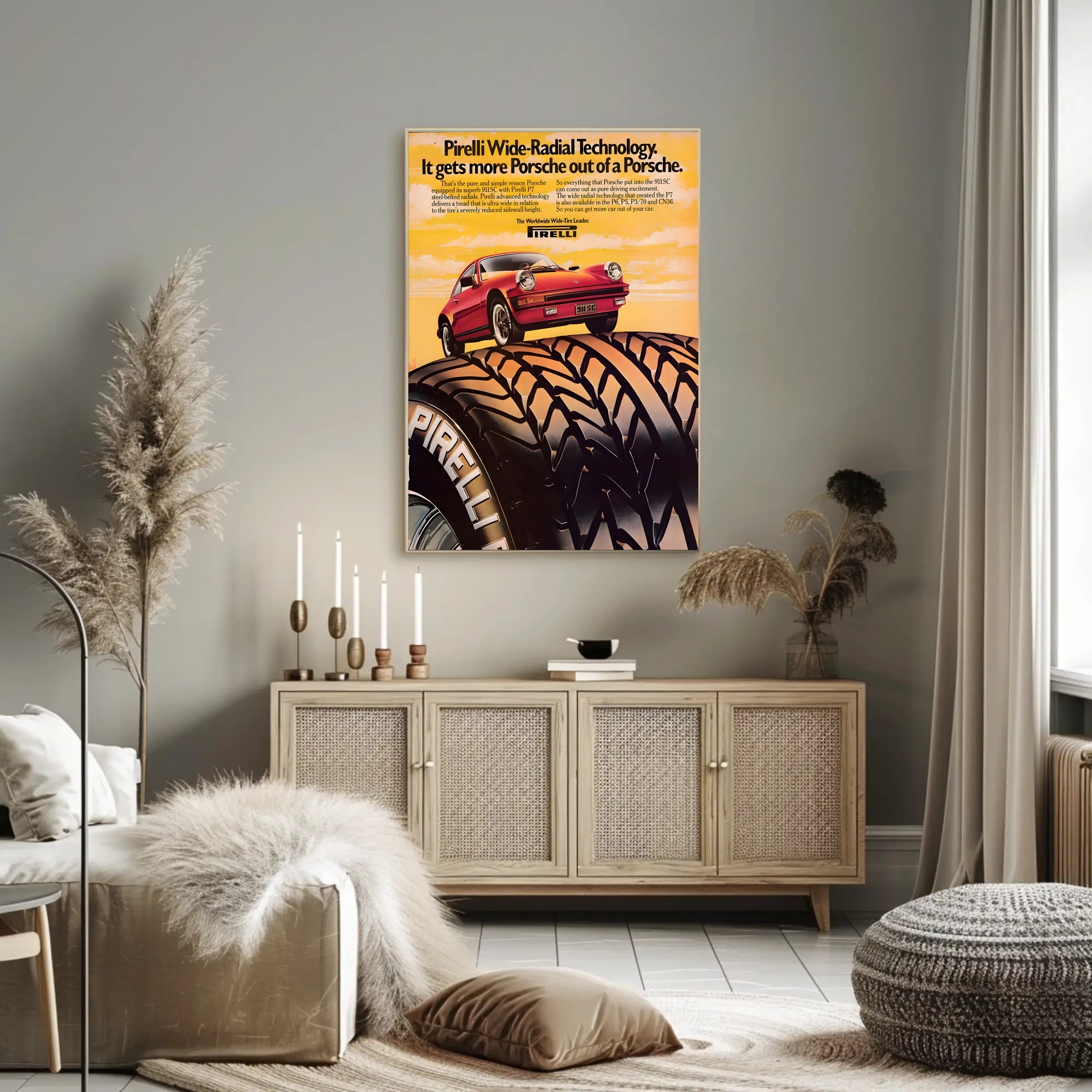 Pirelli Wide-Radial Technology Poster