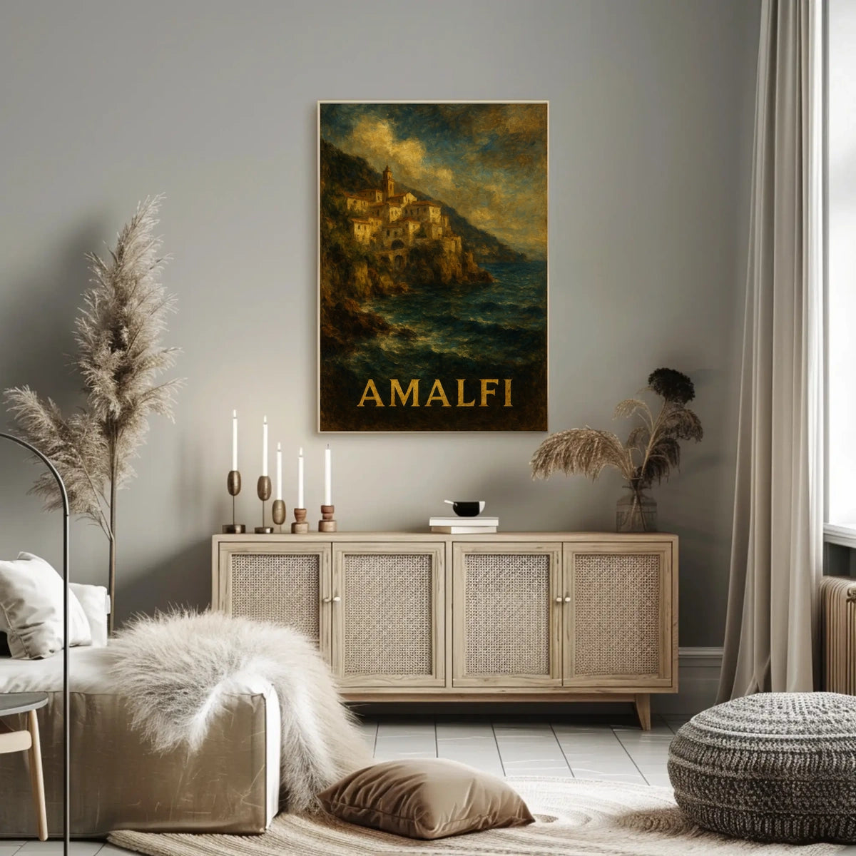 Amalfi Coastline Poster