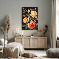 Elegant Floral Arrangement Botanical Art Print - Artistic Poster