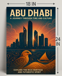 Abu Dhabi Heritage Meets Modernity Urban or Cityscape Poster