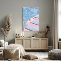 Poolside Serenity Poster