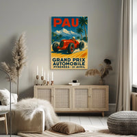 Grand Prix Automobile Pyrenees Poster