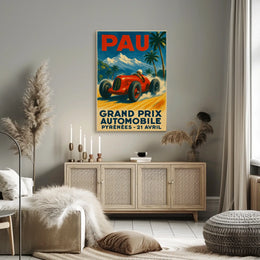 Grand Prix Automobile Pyrenees Poster
