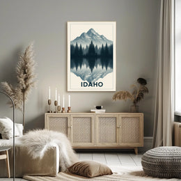 Idaho Mountain Reflection Poster