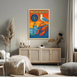 Massachusetts Scenic Poster PosterGoat