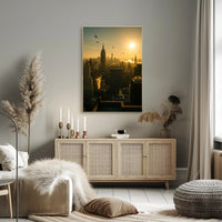 New York City Sunrise Urban or Cityscape Poster