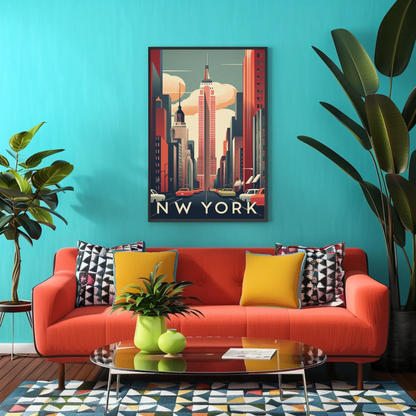 New York - Art Deco Cityscape