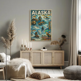 Discover Alaska Poster