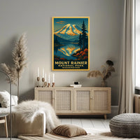 Mount Rainier National Park Poster