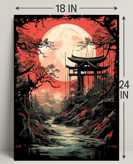 Moonlit Tranquility Poster PosterGoat