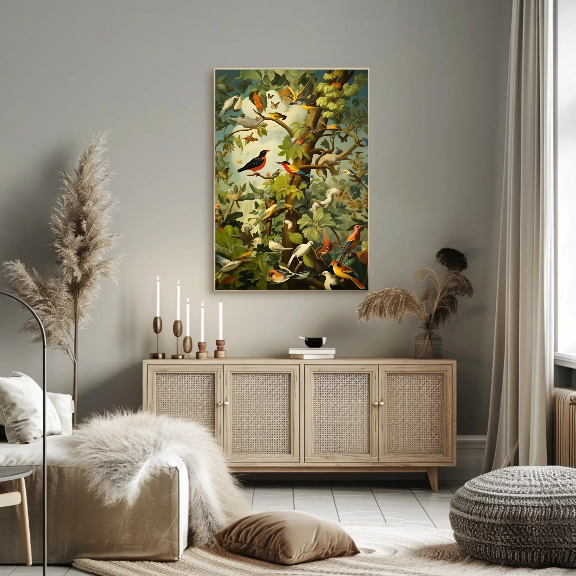 Birds Of Paradise William Morris Art Poster