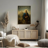 St. Elizabeth Compassionate Healer Poster